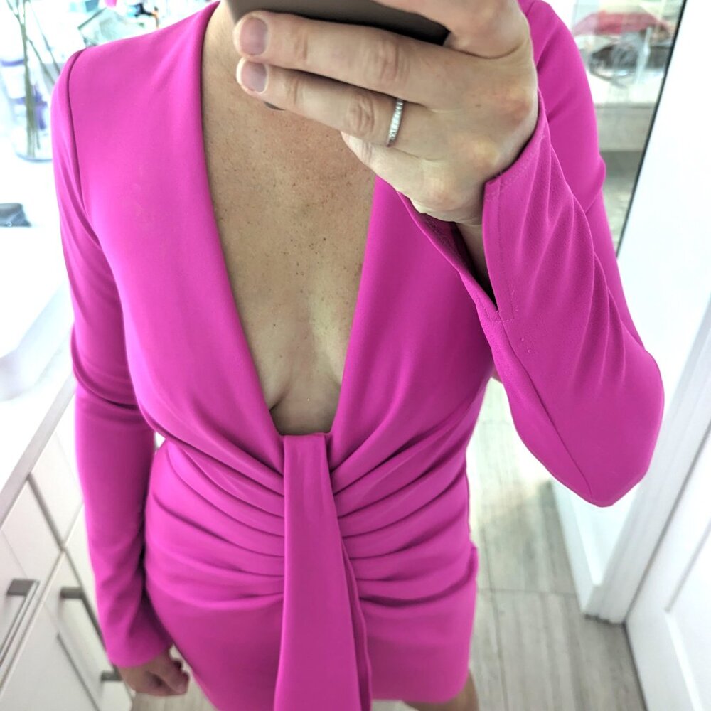 Katie May - Next Round Dress - Medium - Electric Pink - Picture 3 of 8